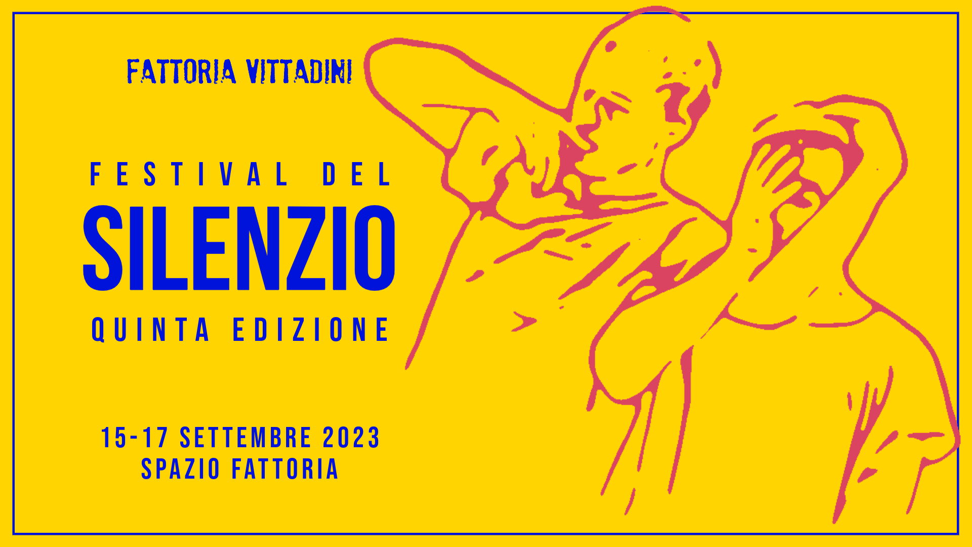 Logo Festival del Silenzio 2023, dal 15 al 17 settembre, Spazio Fattoria, Fabbrica del Vapore a Milano